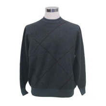 Yak Wool/Cashmere Round Neck Pullover Long Sleeve Sweater/Garment/Clothes/Knitwear